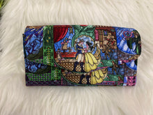 Load image into Gallery viewer, Beauty and the Beast Clutch Wallet