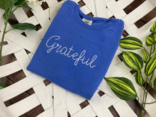 Load image into Gallery viewer, **Grateful Christian Embroidered Shirt Sweatshirt, Bible Verse Faith Apparel, Comfort Colors Tee, Jerzees Crewneck, Religious Gift Idea**