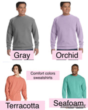 Load image into Gallery viewer, NURSE - Rainbow Heartbeat fabric - Trauma Unit, ER,  RN Licensed Practical, CNA, and many more options - Fabric Keepsake Sweatshirts - Applique