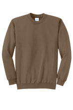 Load image into Gallery viewer, Jerzees Bears Pennant Flag Crewneck — Heather Oatmeal Gingham Applique