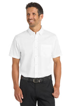 Load image into Gallery viewer, Eastek Embroidered Apparel - Port Authority® SuperPro™ Twill Short Sleeve Shirt –