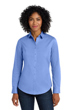 Load image into Gallery viewer, Eastek Embroidered Women's Apparel - Port Authority® SuperPro™ Twill Shirt –