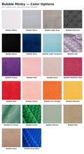 Load image into Gallery viewer, Bubble Minky color chart - 22 colors - Sew Much Minky and More