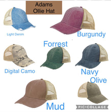 Load image into Gallery viewer, Memory Keepsake Hat – Custom Hat Made from Your Dog’s Favorite Blanket, Scarf, or Shirt  💙 Turn a Treasured Memory into a Wearable Keepsake