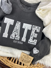 Load image into Gallery viewer, **Custom Memory Keepsake BRIDE Shirt – Wedding Dress Appliqué – Personalized Sweatshirt or T-Shirt – Anniversary Gift – Memorial Clothing Remembrance**