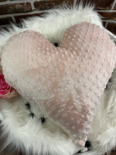 Load image into Gallery viewer, Handmade Weighted Heart Plushie Pillow - Anti-Anxiety Sensory Comfort, Stress Relief Toy, Calming Relaxation Aid
