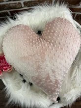 Load image into Gallery viewer, Handmade Weighted Heart Plushie Pillow - Anti-Anxiety Sensory Comfort, Stress Relief Toy, Calming Relaxation Aid