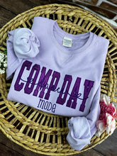 Load image into Gallery viewer, **Comp Day Dance Mode Glitter Embroidered Sweatshirt | Custom Dance Crew Shirt | Competition Day Gift | Personalized Dance Team Apparel**