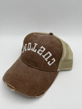 Load image into Gallery viewer, Custom Backward Flipped Text *** Embroidered Hat Personalized Text Font Thread Color Adjustable Adams Dad Ponytail Trucker Cap Gift Business Logo Sports Team Name**