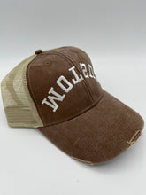 Load image into Gallery viewer, Custom Backward Flipped Text *** Embroidered Hat Personalized Text Font Thread Color Adjustable Adams Dad Ponytail Trucker Cap Gift Business Logo Sports Team Name**