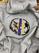 Load image into Gallery viewer, **Eagles Soccer Sweatshirt or T-Shirt | Comfort Colors, Jerzees Crewneck, Hoodie Upgrade | Custom Thread Color | Team Spirit, Mom Game Day Shirt**