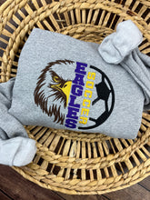 Load image into Gallery viewer, **Eagles Soccer Sweatshirt or T-Shirt | Comfort Colors, Jerzees Crewneck, Hoodie Upgrade | Custom Thread Color | Team Spirit, Mom Game Day Shirt**