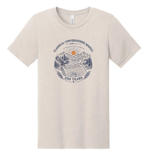 Load image into Gallery viewer, Classical Conversations Sewell 250 Years tee in Heather Dust
