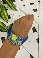 Load image into Gallery viewer, Cute Keychain Wristlet Key Fob - Paw Prints, Flowers, Butterflies