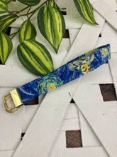 Load image into Gallery viewer, Cute Keychain Wristlet Key Fob - Paw Prints, Flowers, Butterflies
