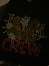 Load image into Gallery viewer, Boo Boo Crew - Halloween Embroidered Shirt -Teacher Nurse Pediatrician Comfort Colors Embroidered - school