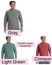 Load image into Gallery viewer, Mama Claus Merry Christmas Embroidery Appliqué Holiday Shirt- Comfort Colors