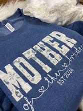 Load image into Gallery viewer, **Custom Memory Keepsake BRIDE Shirt – Wedding Dress Appliqué – Personalized Sweatshirt or T-Shirt – Anniversary Gift – Memorial Clothing Remembrance**