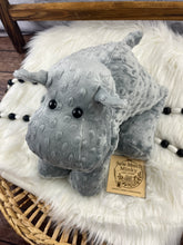 Load image into Gallery viewer, 2lbs -15lbs Weighted Hippo Stuffed Minky Animal Lap Pad -for Comfort, Special Needs, Sleep, Anxiety and Stress Relief - Custom Made