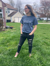 Load image into Gallery viewer, It is well with my soul Psalm 46:1-3 Embroidered Shirt - Mom - Bible verse Christian tee Comfort Colors or Jerzees Sweatshirt Embroidered