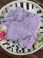 Load image into Gallery viewer, Custom Embroidered MAMA Sweatshirt - Grammy, Grandma, Personalized names Est. date Tshirt