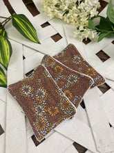 Load image into Gallery viewer, New Fall Color Bursts Reusable Kitchen Sponges- Perfect for cleaning dishes, counters and Cast Iron Pots. Mesh side for extra cleaning power.