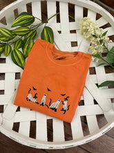 Load image into Gallery viewer, Super Cute Spooky Cat Ghosts - Halloween Embroidered Shirt - Mom - Grammy - Comfort Colors Embroidered - Mommy