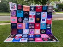 Load image into Gallery viewer, Memory Quilt - Made from loved clothing - affordable blankets