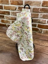 Load image into Gallery viewer, Floral Reusable Paper Towels with Snaps, Napkins Terry Cloth. Nonpaper, Cloth, Paperless, Eco-Friendly Kitchen - Zero Waste Fun Prints