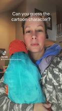 Load and play video in Gallery viewer, 2lbs -15lbs Weighted  Platypus Stuffed Minky Animal Lap Pad -for Comfort, Special Needs, Sleep, Anxiety and Stress Relief - Custom Made