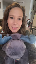Load and play video in Gallery viewer, 2lbs -15lbs Weighted  Moose Stuffed Minky Animal Lap Pad -for Comfort, Special Needs, Sleep, Anxiety and Stress Relief - Custom Made