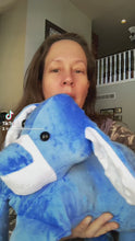 Load and play video in Gallery viewer, 2lbs -10lbs Weighted  Dog Stuffed Minky Animal Lap Pad -for Comfort, Special Needs, Sleep, Anxiety and Stress Relief - Custom Made
