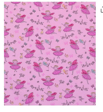 Load image into Gallery viewer, Pink Fairy - Fairies and Flowers Weighted Blanket or Lap Pad Cotton Fabric - Toddler, Child, Teen, Adult -Dot Minky - Anxiety, Sleep.