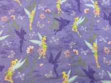 Load image into Gallery viewer, Disney Tinker Bell Weighted Blanket or Lap Pad Cotton Fabric - Toddler, Child, Teen, Adult -Dot Minky - Anxiety, Sleep.