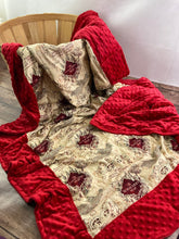 Load image into Gallery viewer, Wizard House Map- Weighted Blanket or Lap Pad Cotton Fabric - Toddler, Child, Teen, Adult -Dot Minky - Anxiety, Sleep.