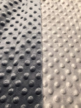 Load image into Gallery viewer, Castlerock Gray Dot Minky Weighted Blanket - Adult Size