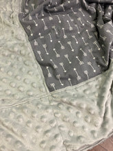 Load image into Gallery viewer, Upgrade blanket with a 5” Minky border