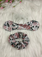 Load image into Gallery viewer, Rainbows, Arrows, Roses, Flowers -Handmade Hair Scrunchies Bows - Cotton Accessories Fashion -Set of 3 Pack or Individual Scrunchie Hair Tie