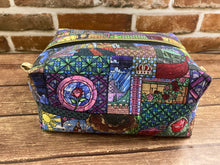 Load image into Gallery viewer, Beauty and the Beast Zipper Makeup Pouch Boxy Bag