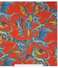 Load image into Gallery viewer, Tales of the Dragon Weighted Blanket or Lap Pad Cotton Fabric - Toddler, Child, Teen, Adult -Dot Minky - Anxiety, Sleep.