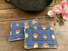 Load image into Gallery viewer, Harry Potter Wizard Reusable Kitchen Sponges- Perfect for cleaning dishes, counters and Cast Iron Pots. Mesh side for extra cleaning power.