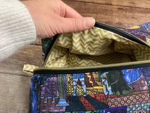 Load image into Gallery viewer, Beauty and the Beast Zipper Makeup Pouch Boxy Bag