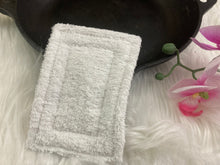 Load image into Gallery viewer, Patterned Pink Cat Reusable Kitchen Sponges- Perfect for cleaning dishes, counters and Cast Iron Pots. Mesh side for extra cleaning power.