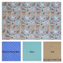 Load image into Gallery viewer, Sassy Cats Weighted Blanket or Lap Pad Cotton Fabric - Toddler, Child, Teen, Adult -Dot Minky - Anxiety, Sleep.