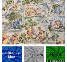 Load image into Gallery viewer, Winnie the Pooh - Weighted Blanket or Lap Pad Cotton Fabric - Toddler, Child, Teen, Adult -Dot Minky - Anxiety, Sleep.