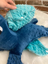 Load image into Gallery viewer, 2lbs -10lbs Weighted  Stuffed Turtle Minky Animal Lap Pad -for Comfort, Special Needs, Sleep, Anxiety and Stress Relief - Custom Made