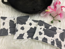 Load image into Gallery viewer, Cow Spots Reusable Kitchen Sponges- Perfect for cleaning dishes, counters and Cast Iron Pots. Mesh side for extra cleaning power.