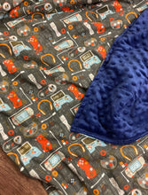 Load image into Gallery viewer, Gaming Computer - Weighted Blanket or Lap Pad Cotton Fabric - Toddler, Child, Teen, Adult -Dot Minky - Anxiety, Sleep.