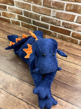 Load image into Gallery viewer, 2lbs -10lbs Weighted Dragon Stuffed Minky Animal Lap Pad -for Comfort, Special Needs, Sleep, Anxiety and Stress Relief - Custom Made