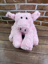Load image into Gallery viewer, 2lbs -15lbs Weighted  Pig Stuffed Minky Animal Lap Pad -for Comfort, Special Needs, Sleep, Anxiety and Stress Relief - Custom Made